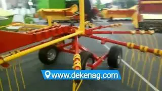 chinese produce horizontal rotary rake with low price for sale