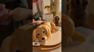 😱 A Heartwarming Moment: Decorating a Dog Cake🎂🐶 (AI)