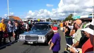 Beach Hop 2013; Whangamata. NZ. Saturday Cruise the Main Street
