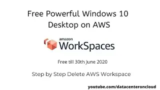 AWS Workspace Delete Step by Step