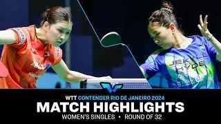 Honoka Hashimoto vs Kim Nayeong | WS R32 | WTT Contender Rio de Janeiro 2024