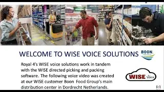 WISE VOICE PICKING SYSTEM