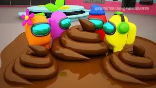 AMONG US POOP! / 4062 / IMPOSTOR POOPED EVERYWHERE! / THE FUNNIEST ANIMATIONS! / #game #memes #funny