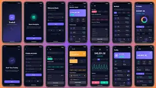 Trading App UI Design Kit in Flutter | Modern Stock & Crypto Currency Exchange App