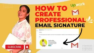 How to create a professional-looking email signature in Gmail with Clickable links. Step by step