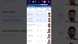DC #VS# RR *** TODAY MATCH TEAM 🤓 PREDICTION