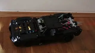 LEGO 42127 MOC Batmobile RC with LEGO Power Functions + switchable lights