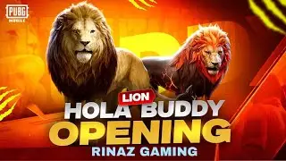 LION BUDDY OPENING || 🔥FIERY BEAST SET🔥 || NEW HOLA BUDDY SPIN || PUBG MOBILE