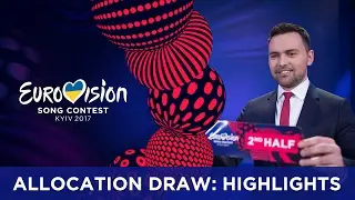 Semi Final Allocation Draw - Highlights