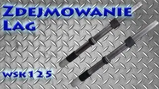 WSK 125 Demontaż lag