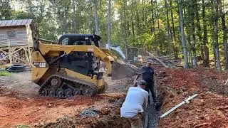 40) Septic System Install With Excavator Part 3