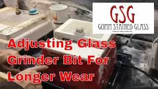 Adjusting A Stained Glass Grinder Bit V338