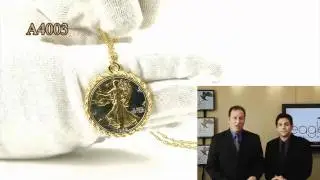 Gold Layered Silver Walking Liberty