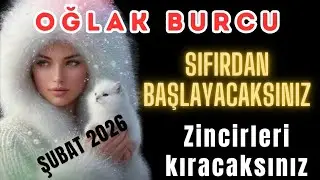 OĞLAK Burcu - SIFIRDAN BAŞLAYACAKSINIZ 💦  #oğlakburcu #aylıktarotyorumu 