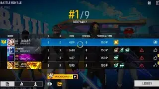 RAW POV GAMEPLAY 🦅 SNIPER + IGL POV 🦅 T1 LOBBIES DOMINATION #freefire 