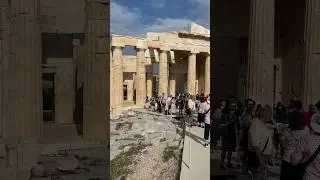 At the Entrance of the Acropolis 😯🇬🇷 #history