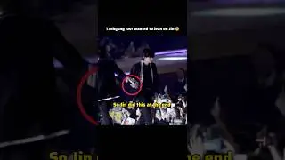 Taejin: Taehyung just wanted to lean on Jin 🥺#taejin #bts #ytshorts #btsshorts #jin #taehyung