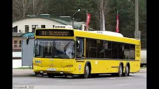Минск.Поездка на автобусе №61 ДС Ангарская-4 - ул.Селицкого
