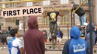 Winning street lifting competition in Ukraine