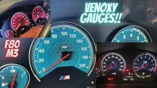 F80 M3 Venoxy gauges tutorial