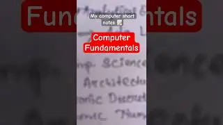 OSSC CGL 2025 computer Fundamentals short notes #cgl #ossc #computer #ssc #computerknowledge