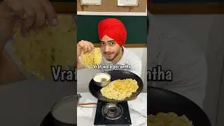 Vrat wale parantha ki recipe 😱 | street food | navratri special ​⁠@Param_aedy #shorts #shortsfeed