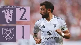 First Win On Pre-Season Tour! | Man Utd 2-1 West Ham