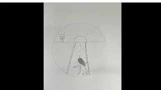 Drawing girl of a road🛣👩. Easy drawing. 