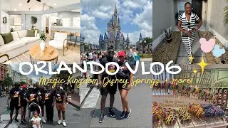 ORLANDO VLOG! A FULL DAY AT DISNEY WORLD MAGIC KINGDOM, DISNEY SPRINGS, AIRBNB TOUR + more |