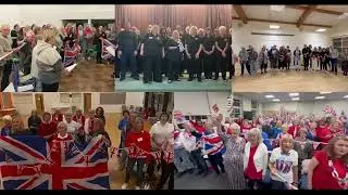 VE80 - Buskerteers Choirs sing 'White Cliffs of Dover'