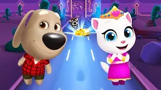 Talking Tom Gold Run Full Screen &ndash; Princess Angela Vs Talking Ben