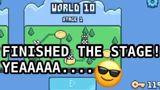 FINISHED THE WORLD 10 | YEAH BUNNY GAMEPLAY | COMPLETED THE WORLD STAGE | IOS GAME