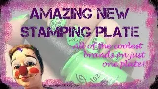 AMAZING NEW STAMPING PLATE - Best and Coolest Brands on One Plate