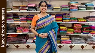 Handloom ￼Kanchi cotton sarees | Apavaranam|￼14 November 2023 ￼