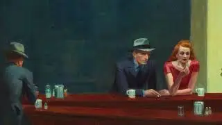 Edward Hopper's Nighthawks - A composition of Isolation and loneliness