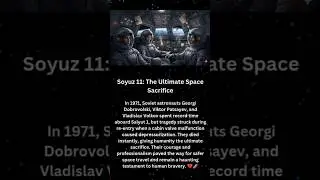 Soyuz 11: The Ultimate Space Sacrifice