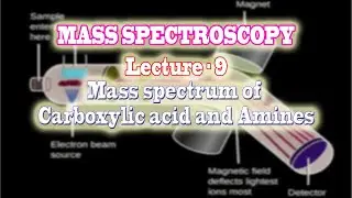 Unit 1 Lecture 9 Mass spectrum of Carboxylic acid and Amines (Gujarati) | Nishith Sir