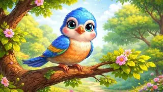 Chirya Rani 🐦🎶 | Sweet Bird Song for Kids | Hindi Nursery Rhyme | Cartoon Rhymes🥁