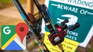 GOOGLE MAPS & FISHBRAIN APP HELP US FIND PONDS TO FISH IN FLORIDA 🔥 (so many catches!!)