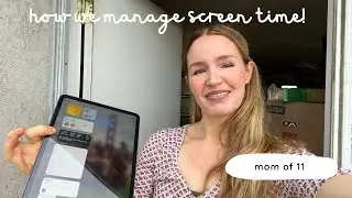 Как мы управляем временем перед экраном и устройствами! (Для наших детей и для нас самих)