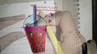 Some of the easy and cute drawings #drawing #chocolate #cake #drinks #easydrawings 