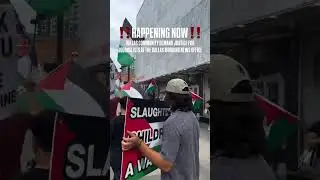 Dallas Protesters Challenge Western Media&rsquo;s Bias Toward Israeli Narratives