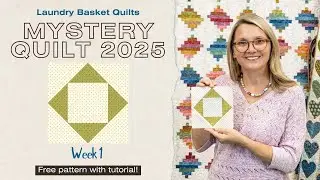 2025 Mystery Quilt - Week 1 - Square in a Square
