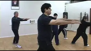 Yang Family Tai Chi practice embrace tiger to grasp bird's tail