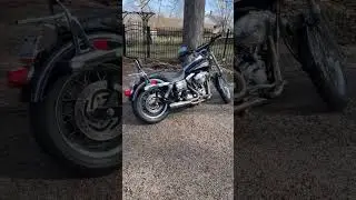 2006 Harley Davidson Low Rider TBR Comp S gen 2 megaphone 2-1 exhaust #harleydavidson