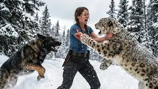 Snow Leopard Attack | 20-Year-Old Girl Battles a Snow Leopard in the Frozen Wild
