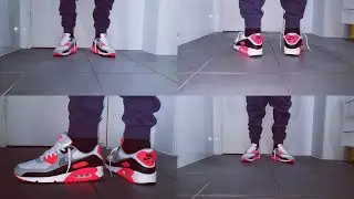 Nike Air Max 90 Infrared OG 2020 on feet