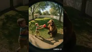 What?!Who is playing with the kid? #funny  #animals #camera