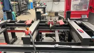 Amada CM150 carbide saw conveyor