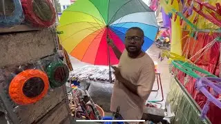 Big & V Big Black & Multi Umbrellas ☔️ Discount Price on Rainy Day ⛈️